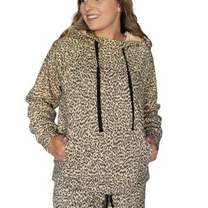 Rodeo Quincy Terry Time Leopard Print Hoodie and Joggers Set